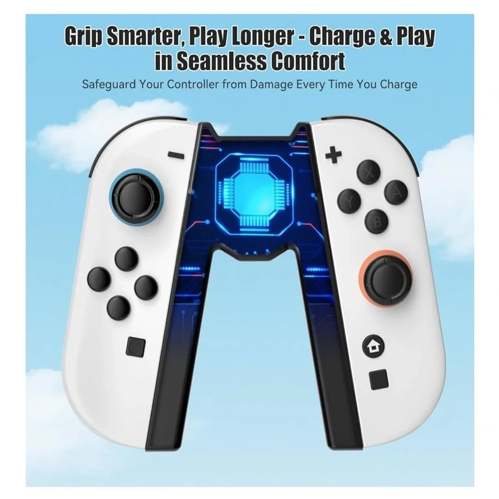 Switch 2 Joycon Charging Grip for Nintendo Switch Controller Charger